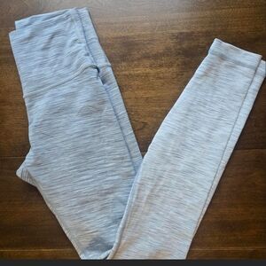 Lululemon Heathered White/Gray Leggings – Size 4
